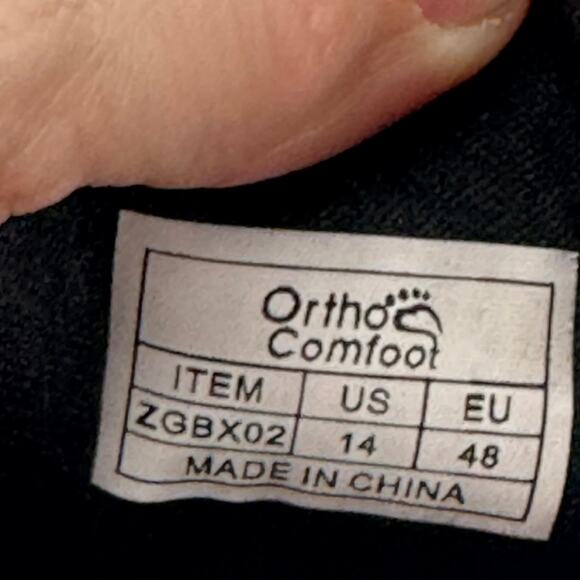 OrthoComfort Men’s Slip On Clogs Size 14 Orthopedic Comfort Shoes Gray main image 4